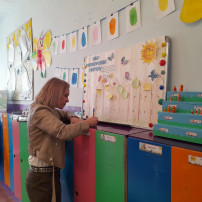 Психолог провела акцию "Забор психологической разгрузки" Психолог провела акцию "Забор психологической разгрузки".